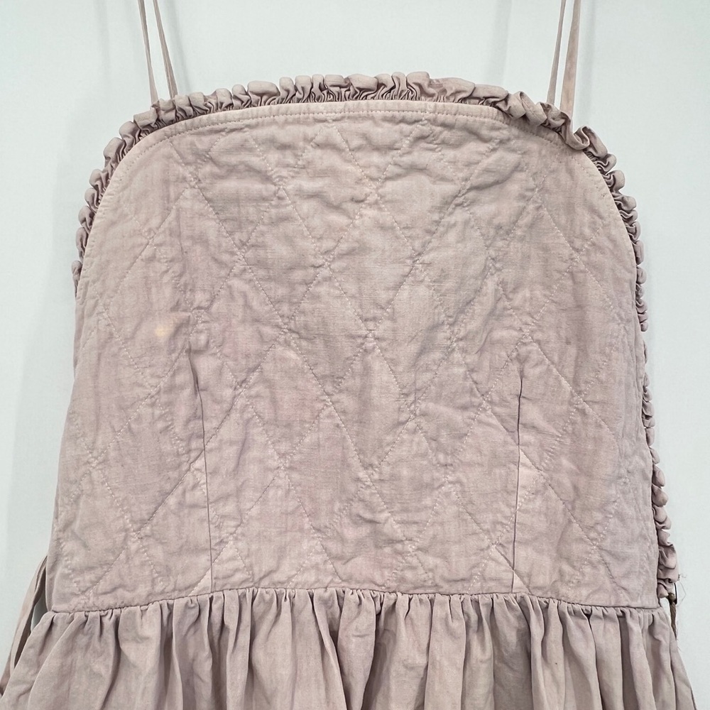 Rudy Jude Purple Potholder Lilac Sleeveless Ruffle Dress NWT medium - Picture 9 of 12